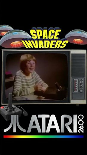 ATARI 2600 SPACE INVADERS pub 1982 ! 👌❤️