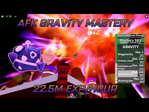 AFK FARM GRAVITY MASTERY (20M+ EXP PER HOUR) | Blox Fruits