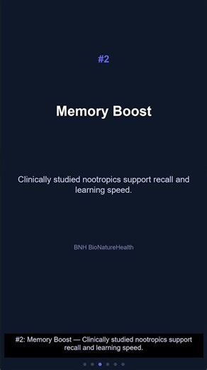 BNH Brain Blossom | Brain Supplements: A Science-Backed Guide for Real #Shorts