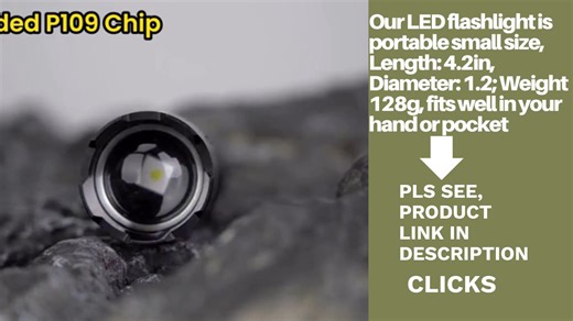 Tiny Light, Big Power!🔦 Looking for a **small but powerful flashlight** you can trust anywhere? The **Lighting EVER LED Flashlights (2 Pack)** deliver high lumens brightness in a compact, lightweight design. Waterproof, adjustable focus, and easy to carry, they’re perfect for **camping, emergencies, night walks, or power outages**. Plus, AAA batteries are included—ready to use right out of the box! 👉 Grab yours today through my Amazon link and stay prepared anytime, anywhere!https://amzn.to/4i