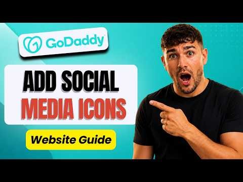 How to Add Social Media Icons to Your GoDaddy Website [2026 Full Tutorial]