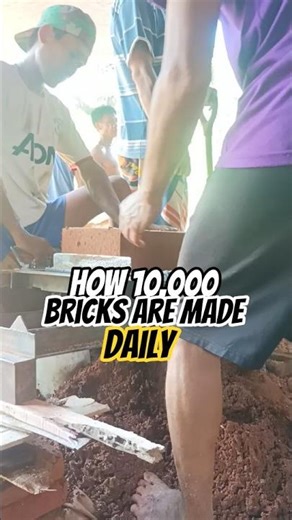 How 10,000 Bricks are Made Daily#brickfactory #redbricks #redbricks #2026 #viral #viralvideo