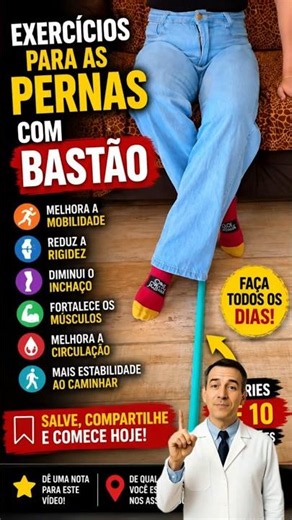 3 EXERCÍCIOS SIMPLES PARA PERNAS MAIS FORTES E SEM INCHAÇO! 🦵✨ #dicas #saude #shorts