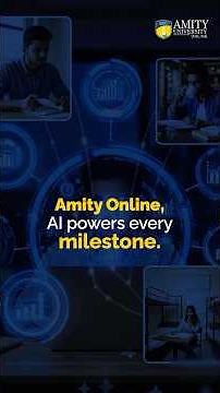 Amity Online AI Learning Experience | From First Click to First Job