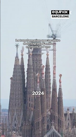 En 7 ans seulement, le visage de la Sagrada Família a radicalement changé.\n\nEntre 2019 et 2026, les