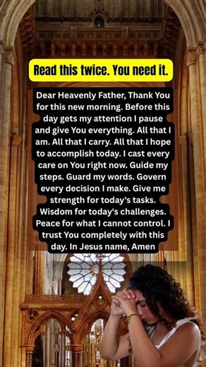 Daily morning prayer before you start your day #shorts #prayer