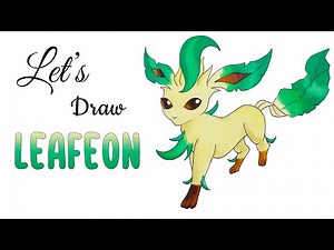 How to Draw Leafeon | Step by Step Art Tutorial | 4K