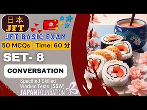 Basic Japanese Conversation Expression (Set 8) | Pass the JFT Exam! #JFTBasic #JFTExam #JFT #JFTSET8
