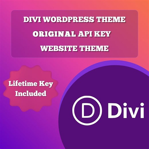 Divi Wordpress Theme | Lifetime Access & Drag-and-drop Divi Builder for Easy Website Design - Etsy