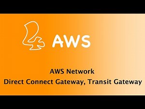AWS network - Direct Connect Gateway and Transit Gateway