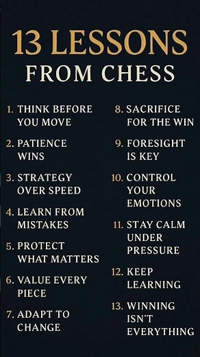 13 Powerful Life Lessons from Chess That Will Change Your Thinking