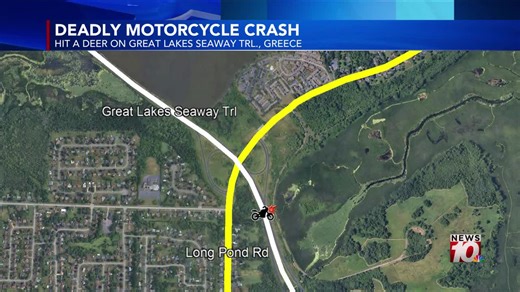 State Police releases name of motorcyclist killed after hitting deer in Greece