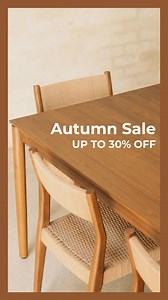 Autumn’s here, and so are the deals! Get up to 30% off on all dining room furniture—tables, chairs, stools, benches, and more. It's the perfect time to refresh your space. | RJ Living