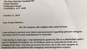 Amputee’s powerful perspective on why Australia shouldn’t close borders