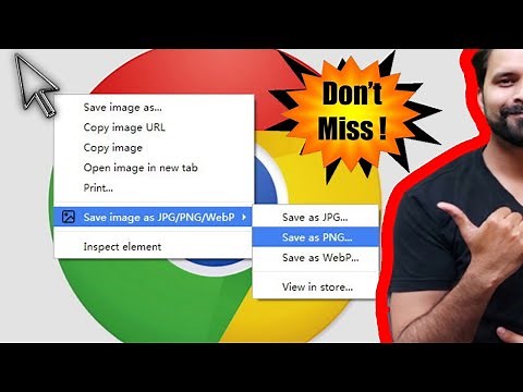 How to get Save image as Type Context Menu While downloading image online