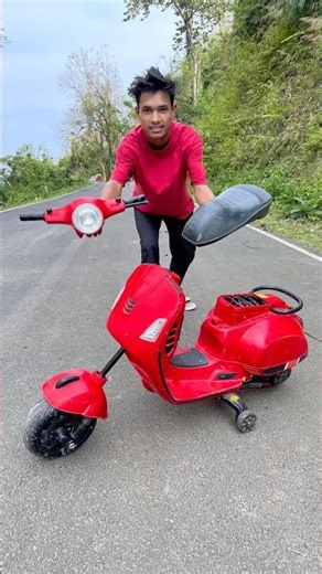 Remote Controller Red Mini Rc Vaspa Scooter unbox s Test 😍