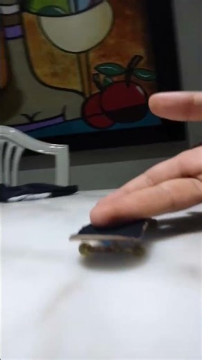 Nollie flip body varial and upside down FS 50-50 line #smartphone #fingerboard #fingerskate #viral