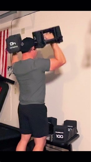 Powerblock adjustable dumbbells, approachable and versatile.