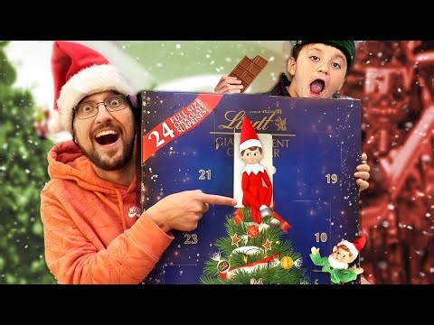Giant Christmas Advent Calendar with Buddy the Elf