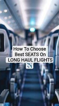 Long Haul Flight Hack ✈️ Best Economy Seats You MUST Book!