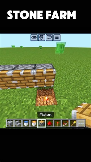 Minecraft bedrock working stone farm #subscribe #minecraft #build ‪@HAPPY_MINE3‬ ‪@Craftorxyz‬
