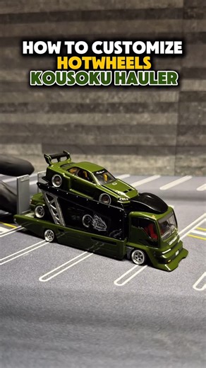 CARTHANGS on Instagram: "Custom Hot Wheels Kousoku Hauler - Diecast Build Tutorial Watch as I transform the Hot Wheels Kousoku Hauler into a fully customized JDM-style transporter. From the wheel swap to the paint details, this 1:64 diecast mod is all about style and stance. Perfect for collectors, customizers, and Hot Wheels JDM fans! Hot Wheels Custom, Kousoku Hauler, Diecast Mod, JDM Hot Wheels, Custom Hauler, 1:64 Build, Hot Wheels Tutorial, Carthangs Customs"
