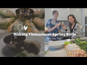 Making Vietnamese Spring Rolls 🍚🇻🇳