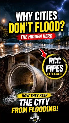 How This Pipe Stops Urban Flooding! #construction #plumbingtime #pipe #shorts #pipelining