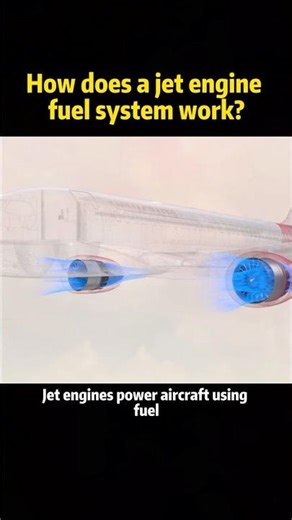How does a jet engine fuel system work? #knowledge #science