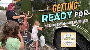 Prepping Our Bus for Slumber On The Humber!