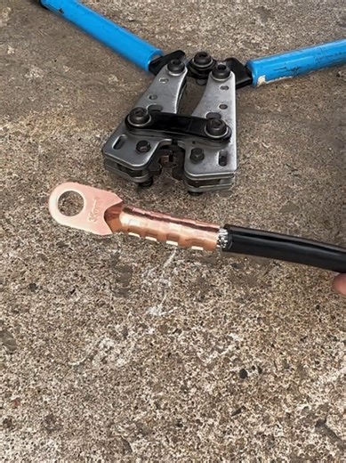 Manual clamping crimping pliers #Good tools to share #Convenient and practical