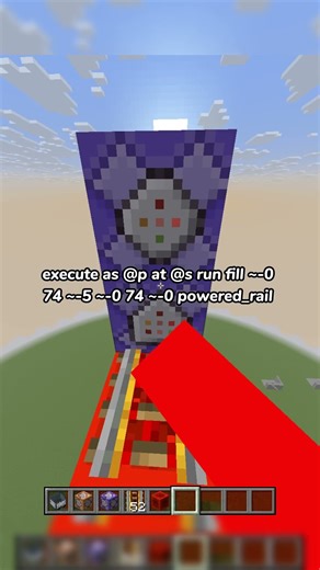 Automatic roller coaster in MINECRAFT! #minecraft #shorts
