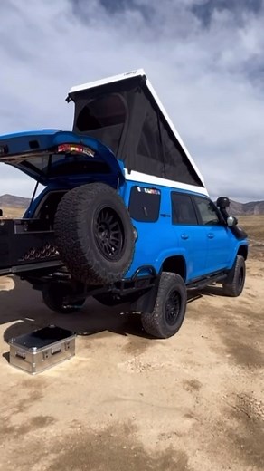 Campteq on Instagram: "5th Gen 4Runner with Campteq Poptop and slide out Kitchen."