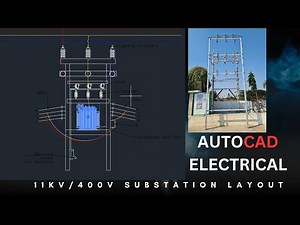 11kV/400V Substation Layout in AutoCAD | Electrical Engineering Project