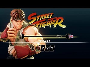 SFV AE - Ryu Arcade Mode (Full) [Street Fighter 1 Path] {Remake}