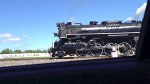 Nickel Plate Road steam locomotive 765 Raw Footage