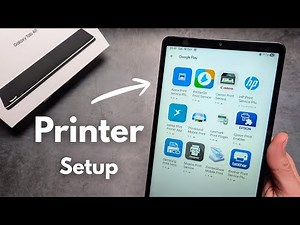 Samsung Galaxy Tab A11 / A11+ Connect PRINTER & How to Print Wirelessly