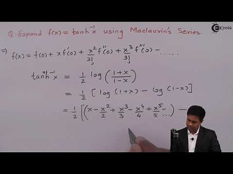 Expansion of tanh^ 1 x using Maclaurin's series