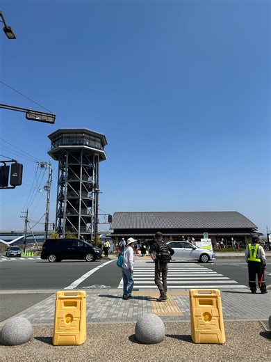 桜も人も満開の背割堤♬