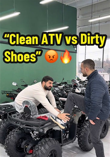 “Clean ATV vs Dirty Shoes” 😡🔥 . . . —————————————— #global #hulk #viraltiktok #ATV
