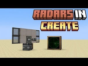 RADARS in Create? | Create: Radars Tutorial & Showcase