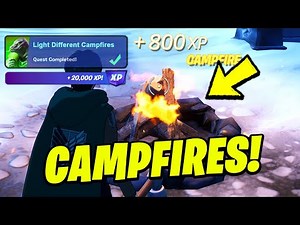How to EASILY Light Campfires - Fortnite Quest