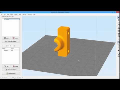 Place Surface on Bed | Simplify3D