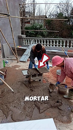 Technique for Installing Tiles on a House Roof😱#facts