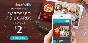 ✨Ready to set your smiles aglow?✨ Our NEW Embossed Foil Cards are here! Choose from gold, silver, and rose gold foil colors, and get ready to see your cards shine! ⠀⠀⠀⠀⠀⠀⠀⠀⠀⠀⠀⠀ ⠀⠀⠀⠀⠀⠀⠀⠀⠀⠀⠀⠀ Have you ordered your holiday cards yet? Download the app or visit https://www.snapfish.com/photo-gift/embossed-foil-christmas-and-holiday-cards to get started! | Snapfish