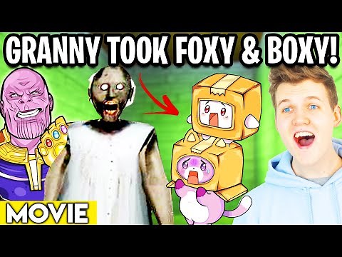 Foxy & Boxy DELIVER THE INFINITY GAUNTLET & GET ATTACKED BY EVIL GRANNY! (LankyBox Movie)