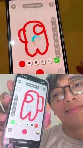 IMPOSTOR AMONG US DRAWING #drawing #shortvideo #smartphone