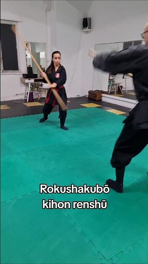 Allenamento basi bojutsu #bujinkan #taijutsu #ninja #artimarziali