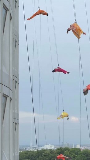 Visit Oakland on Instagram: "📣 Oakland dances on buildings in JULY! 🩰🏛️The Town’s vertical dance pioneer @bandalooping has activated 300+ locations WORLDWIDE, and this month they come home with Somewhere to Oakland - a series of FREE PUBLIC vertical dance performances on the walls of Oakland City Hall & the Rotunda Building and MORE July 8-26! Don’t miss BANDALOOP on City Hall Saturday, July 12th, 2-4pm and Thursday, July 17, 4-6pm. And BANDALOOP presents Flock: A Vertical Dance Theater Perfo