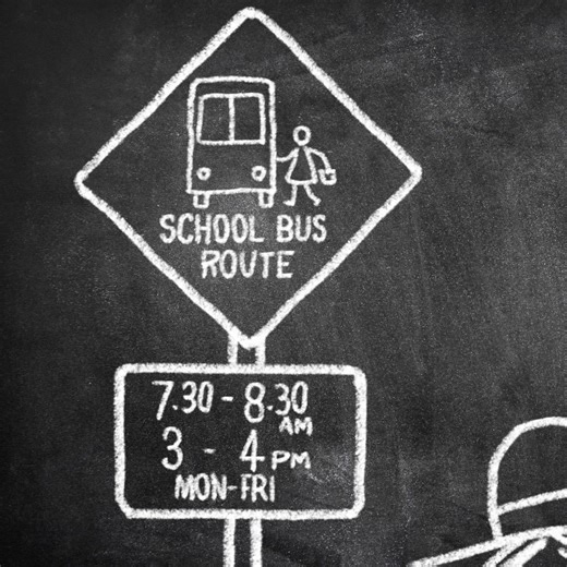 Easiest equation ever. Remember to stay alert on rural bus routes and slow down when you see one dropping off kids. | StreetSmarts